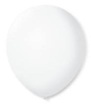Balão Liso Número 9 Branco 50unid.