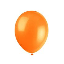 Balão Liso Número 9 com 50 Unidades Art Látex Laranja - ART LATEX