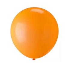 BALÃO LISO REDONDO - PIC PIC Nº16 - LARANJA NEON - Pacote com 12 unidades BALÃO LISO REDONDO - PIC PIC Nº16 - LARANJA NEON - Pacote com 12 unidades