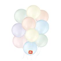 BALÃO LISO REDONDO - SÃO ROQUE Nº 09 - CANDY COLORS - SORTIDO - Pacote com 25 unidades