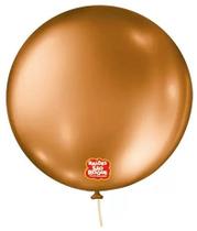 BALÃO LISO REDONDO - SÃO ROQUE Nº 09 - METÁLICO (COBRE) - Pacote com 25 unidades BALÃO LISO REDONDO - SÃO ROQUE Nº 09 - METÁLICO (COBRE) - Pacote com 25 unidades