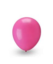 Balão Liso Rosa Forte 12" - 12 Unidades para Festas