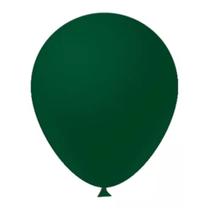 Balão Liso Verde Musgo Festball 50 Uni Tamanho 8 - Inspire Sua Festa