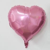 Balão Metalizado 10 POL Coração 25CM