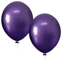 Balão Metalizado-5 Violeta Happy Day - 25 Unidades Balão Metalizado-5 Violeta Happy Day - 25 Unidades