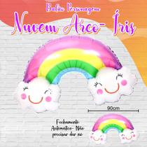Balão Metalizado Arco íris 90cm - Chuva de Bençãos, Arco Íris Boho. Balão Metalizado Arco íris 90cm - Chuva de Bençãos, Arco Íris Boho.