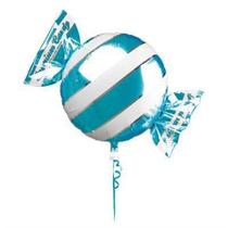 Balão Metalizado Candy Premium Azul Claro 18" / 45 cm - 1 Unidade - Cromus