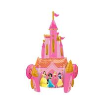 Balão Metalizado Castelo Princesas - 35''x 55'' - 88cm x 1,39m - 1 Unidade - Cromus -