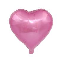 Balão Metalizado Coração Rose - 10 Polegadas
