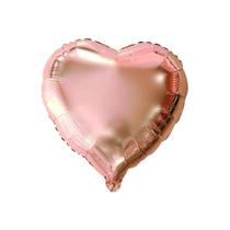 Balão Metalizado Coração Rose Gold - 5 Polegadas