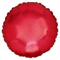 Balão Metalizado Coração Vermelho 45 cm para Decoração de Festas Aniversário e Eventos Un