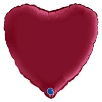 Balão Metalizado Coração Vermelho Pastel 18” (45cm) Balão Metalizado Coração Vermelho Pastel 18” (45cm)