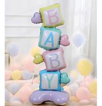Balão Metalizado Decoração Chá Revelação Chá Bebe ArtPremium Balão Metalizado Decoração Chá Revelação Chá Bebe ArtPremium