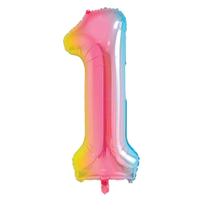 Balão Metalizado Degradê Colorido para Aníversário Festa Casamentose Mêsversáio Tamanho 101 cm un Balão Metalizado Degradê Colorido para Aníversário Festa Casamentose Mêsversáio Tamanho 101 cm un