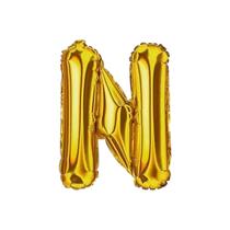 Balão Metalizado Dourado Letra Decoração Festa 55 cm Balão Metalizado Dourado Letra Decoração Festa 55 cm