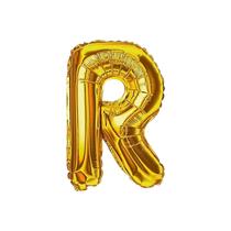 Balão Metalizado Dourado Letra Decoração Festa 55 cm