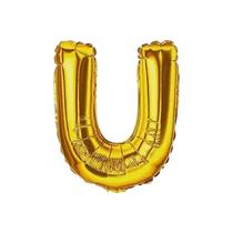 Balão Metalizado Dourado Letra Decoração Festa 55 cm Balão Metalizado Dourado Letra Decoração Festa 55 cm