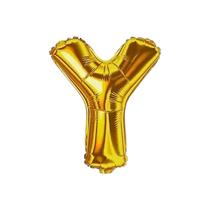 Balão Metalizado Dourado Letra Decoração Festa 55 cm Balão Metalizado Dourado Letra Decoração Festa 55 cm