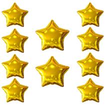 Balão Metalizado Estrela 45cm 10pçs, Várias Cores, Balão Estrela Metalizada Dourado 18 Polegadas, Balões Metalizados Balão Metalizado Estrela 45cm 10pçs, Várias Cores, Balão Estrela Metalizada Dourado 18 Polegadas, Balões Metalizados