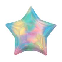 Balão Metalizado Estrela Degradê Candy - 18 Polegadas