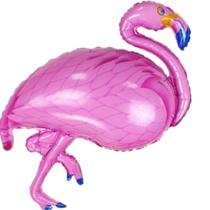 Balão Metalizado Flamingo Gigante 105cm, Decoração Festa De Aniversário E Eventos, Balão Flamingo, Balão Festa Tropical