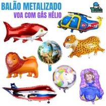 Balão Metalizado Flutuante Sortido - Opções de Modelos Masculinos e Femininos Balão Metalizado Flutuante Sortido - Opções de Modelos Masculinos e Femininos