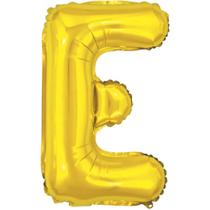 Balão Metalizado Letra E Dourado 40cm Balão Metalizado Letra E Dourado 40cm