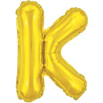 Balão Metalizado Letra K Dourado 40Cm - GNA Balão Metalizado Letra K Dourado 40Cm - GNA