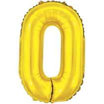 Balao metalizado letra o dourado 40cm 1 unidade -make+ Balao metalizado letra o dourado 40cm 1 unidade -make+