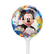 Balão Metalizado Mickey Redondo - 9 Polegadas