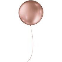 Balao Metalizado N.05 Redondo Rose GOLD