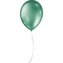 Balao Metalizado N.05 Redondo Verde - Sao Roque