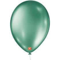 Balão Metalizado N090 Verde PCT com 25