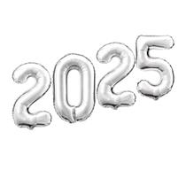 Balao Metalizado Numero 01 metro Bexiga metalica festa