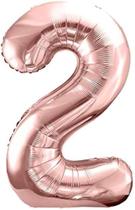 Balão Metalizado Numero ''2'' 81cm Festas Aniverssarios Balão Metalizado Numero ''2'' 81cm Festas Aniverssarios