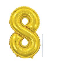 Balao Metalizado Numero 8 Dourado 261/8 - Yoss