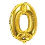 Balão Metalizado Número Dourado de 40cm (16 Polegadas) Dourado Balão Metalizado Número Dourado de 40cm (16 Polegadas) Dourado