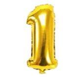 Balão Metalizado Número Dourado de 40cm (16 Polegadas) Dourado Balão Metalizado Número Dourado de 40cm (16 Polegadas) Dourado