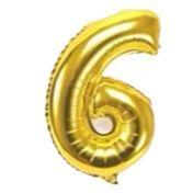 Balão Metalizado Número Dourado de 40cm (16 Polegadas) Dourado Balão Metalizado Número Dourado de 40cm (16 Polegadas) Dourado