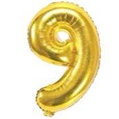 Balão Metalizado Número Dourado de 40cm (16 Polegadas) Dourado Balão Metalizado Número Dourado de 40cm (16 Polegadas) Dourado