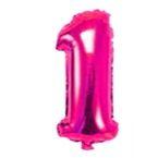 Balão Metalizado Número Pink de 40cm (16 Polegadadas) - Pink