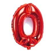 Balão Metalizado Número Vermelho de 40cm (16 Polegadas) - Vermelho Balão Metalizado Número Vermelho de 40cm (16 Polegadas) - Vermelho