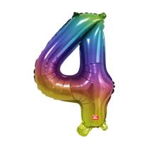 Balão Metalizado Números 28" 70cm - Degradê - 01 unidade