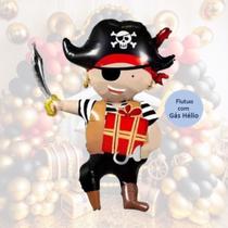 Balão Metalizado Pirata - 60 x 90 cm - Animare - Valor Unitário