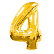 Balao Metalizado Pratica 40cm Dourado N4 Balao Metalizado Pratica 40cm Dourado N4