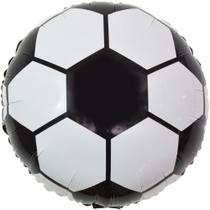 Balao Metalizado Redondo ESTAMP. Futebol 45CM. - GNA