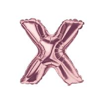 Balão Metalizado Rose Letra Decoração Festa 55 cm Balão Metalizado Rose Letra Decoração Festa 55 cm