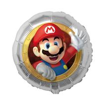 Balão Metalizado Super Mario - 18 Polegadas - Cromus