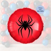 Balão Metalizado Vermelho - Aranha - 45cm x 45 cm - Animare - Valor Unitário