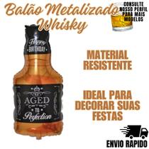 Balao Metalizado Whisky Festa Deoraçao Cemoraçao Eventos